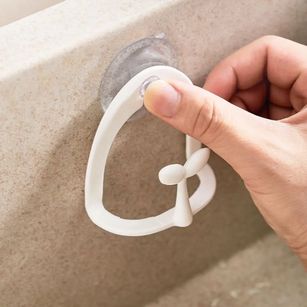 

New Suction Cup Sink Drain Rack Multifunctional Durable Sponge Storage Holder PP Drainer Rack Kitchen Bathroom