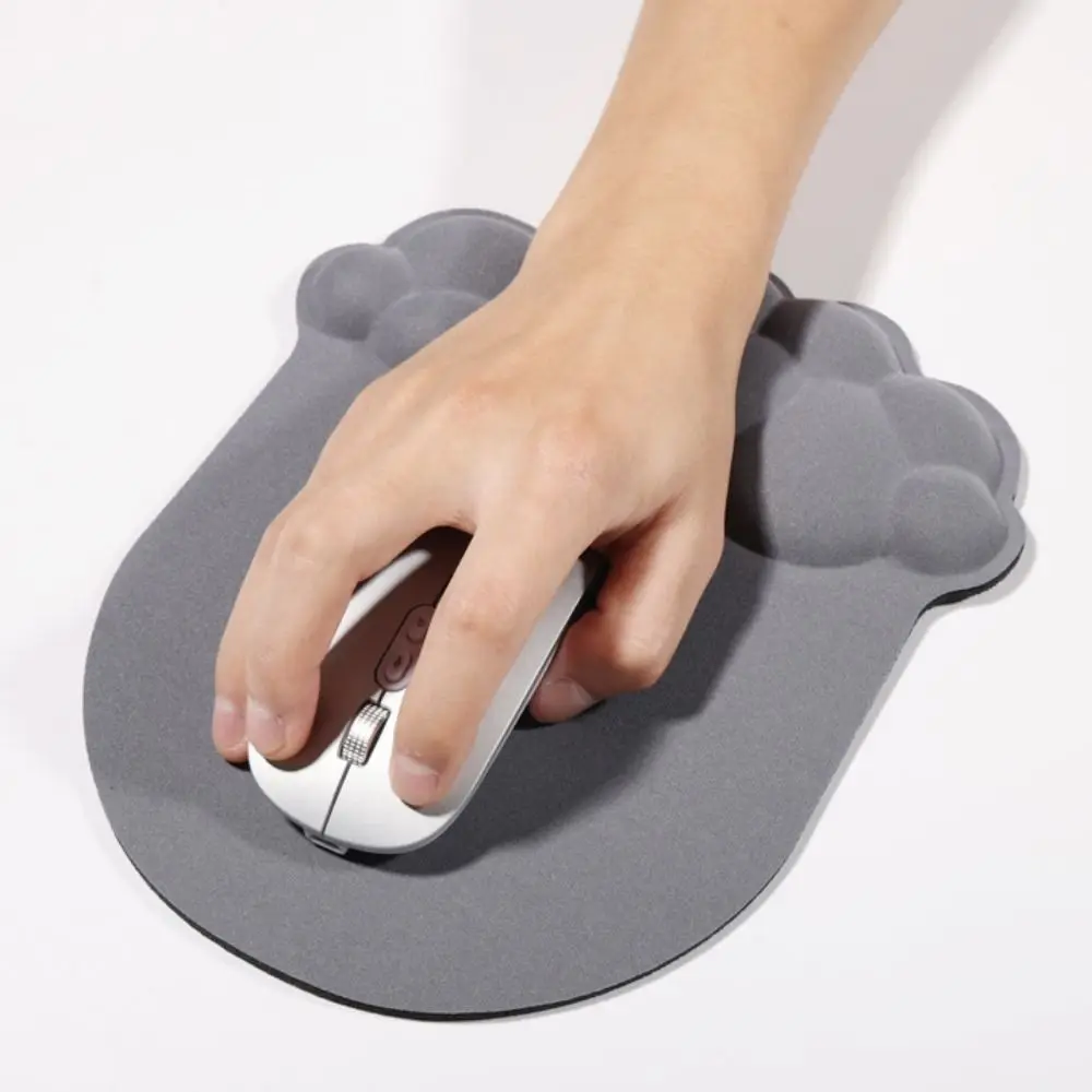 وسادة الرسغ على شكل سحابة وسادة مسند المعصم مسند المعصم المضادة للانزلاق حماية المعصم لوحة الماوس مريحة لينة سطح المكتب
