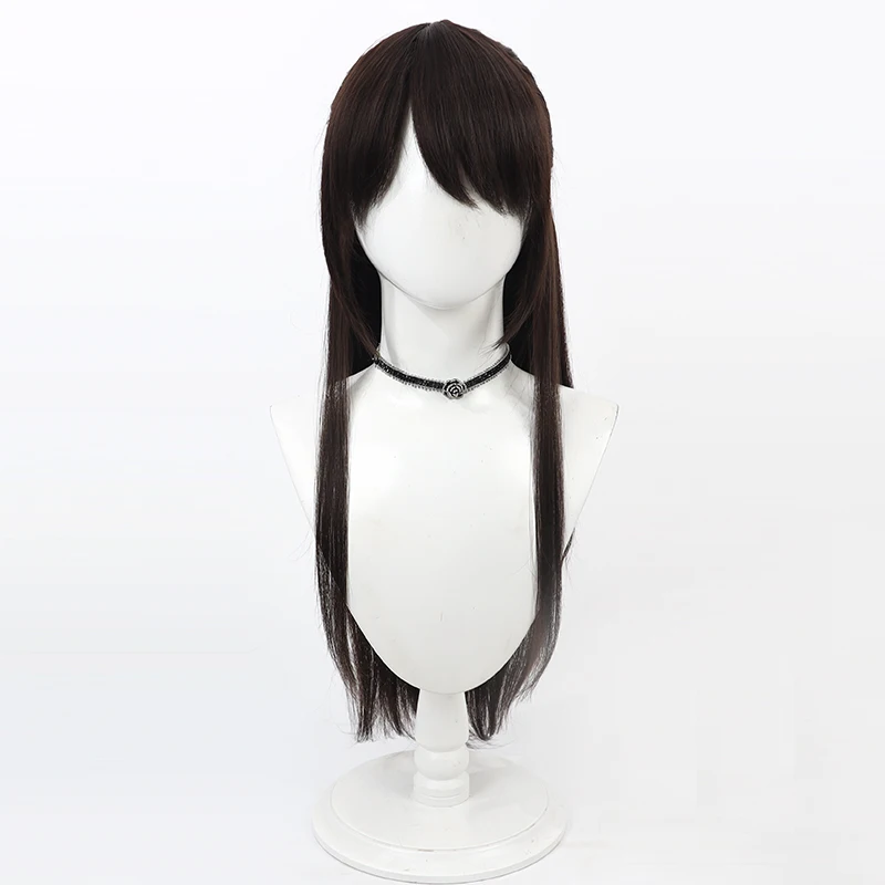 Kurimura Airi Cosplay Wig Blue Archive Black Brown Heat Resistant Synthetic Hair Halloween Party Role Play Carnival + Wig Cap