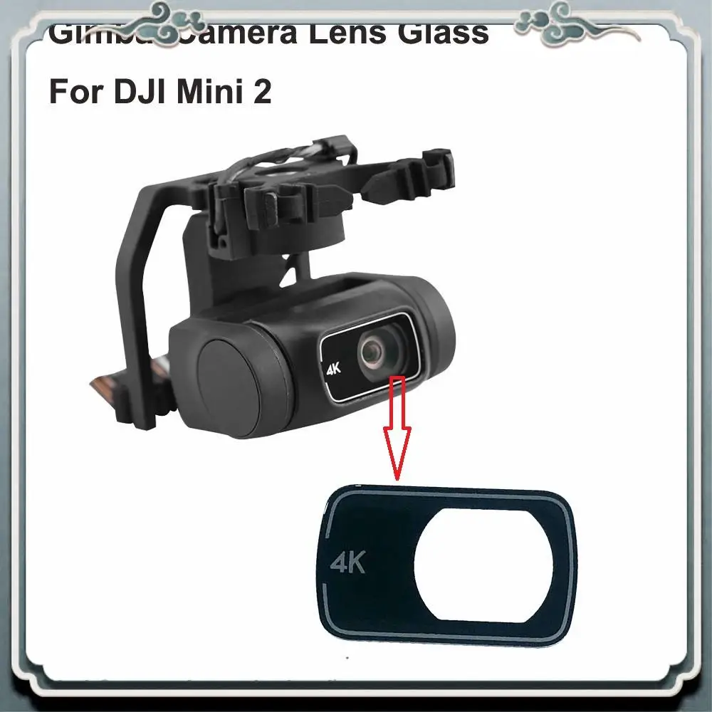 ABIJ-Gimbal Camera Lens Glass For DJI Mini 2 Drone Gimbal Camera Lens Repair Replacement Parts Replace Accessories