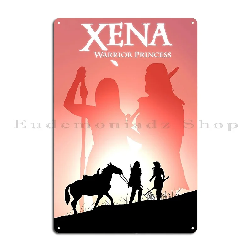 Xena Warrior Princess Metal Sign Party Printing Party Club Create Wall Mural Tin Sign Poster