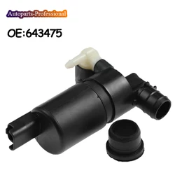 Windshield Washer Pump Twin Outlet Water Motor 643475 For Peugeot 307 607 807 106 107 308 207 208 508 5008 8200194414 643498