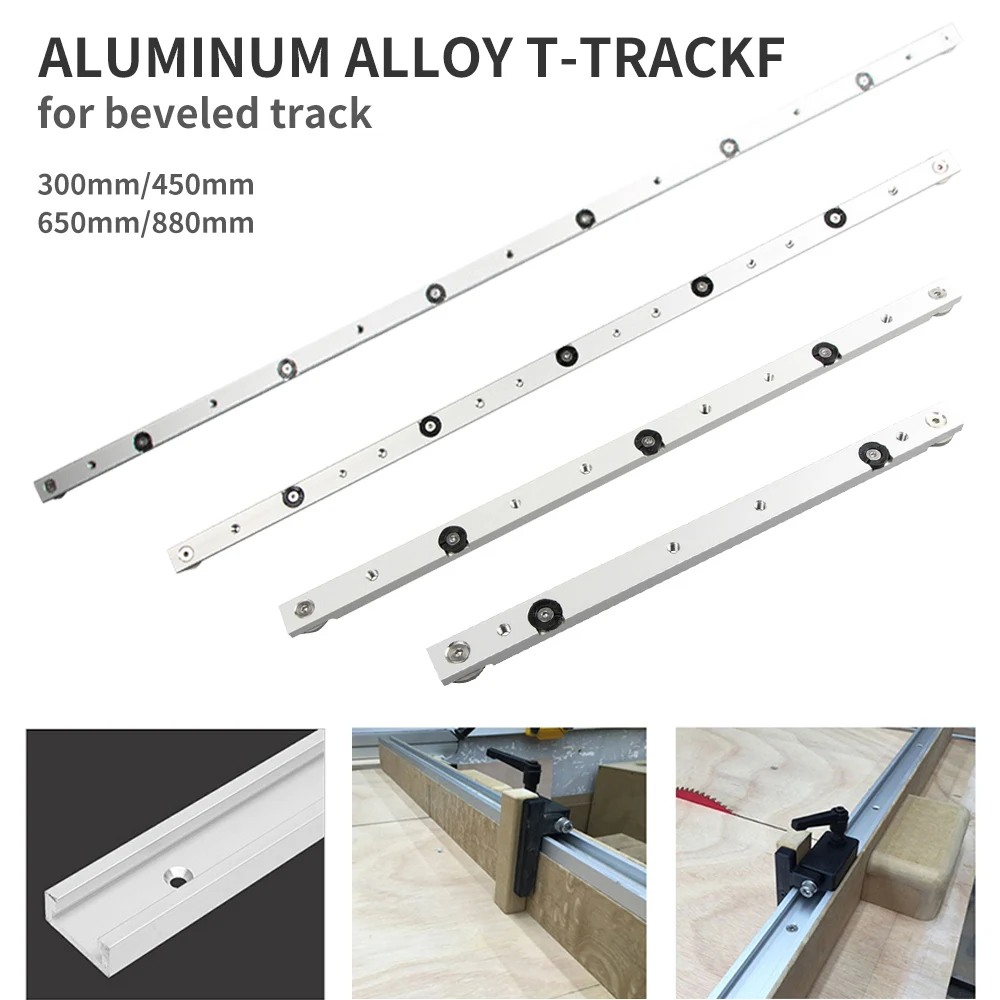 

Miter Bar Slider Table Saw Gauge Rod T Slot Track Bar Rail for Router Tables Woodworking Clamping Tool Slider Saw Blades Part