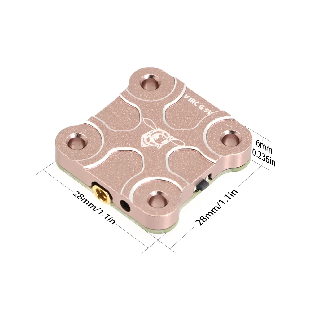 SpeedyBee TX800 VTX 5.8G 48CH PitMode 25mW/200mW/400mW/800mW Output Long Range Transmitter Tramp Support For FPV Racing Drone