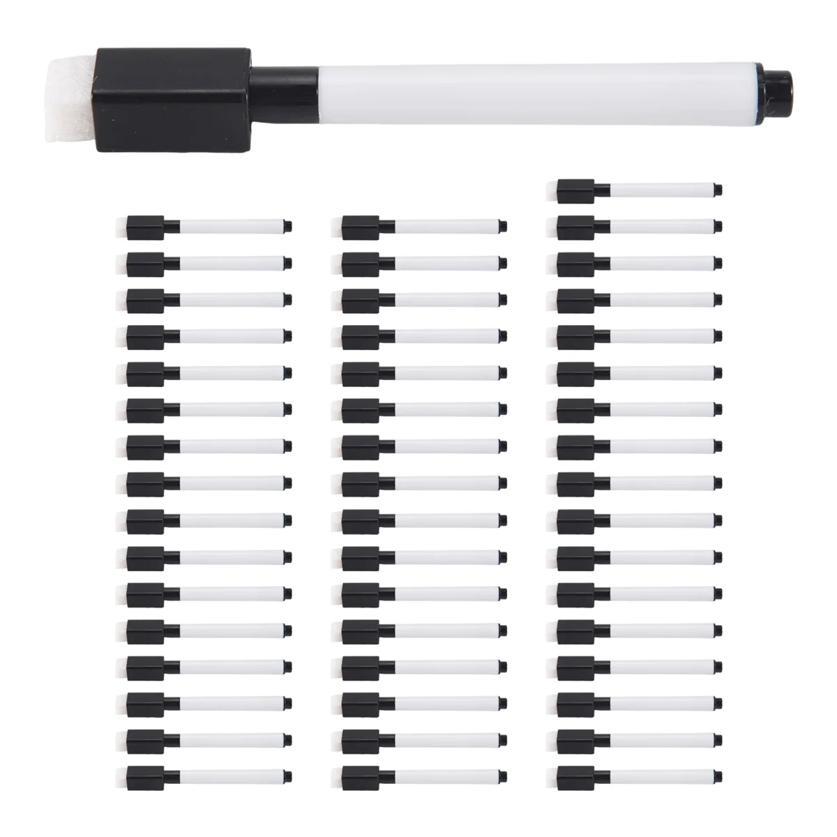 50 pennarelli per lavagna color acqua pennarelli cancellabili a secco penna per lavagna bianca con gomma pennarelli magnetici scrittura penna WaterColor