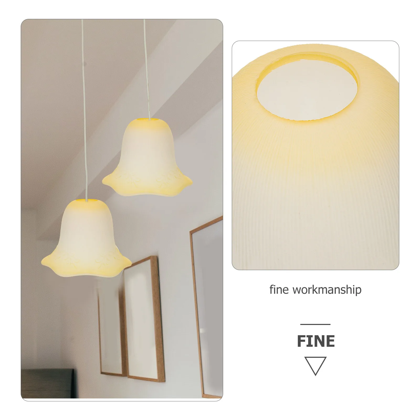 

Exquisite Glass Lampshade Replacement Ceiling Pendant Wall Lights Fine Craftsmanship Accessory