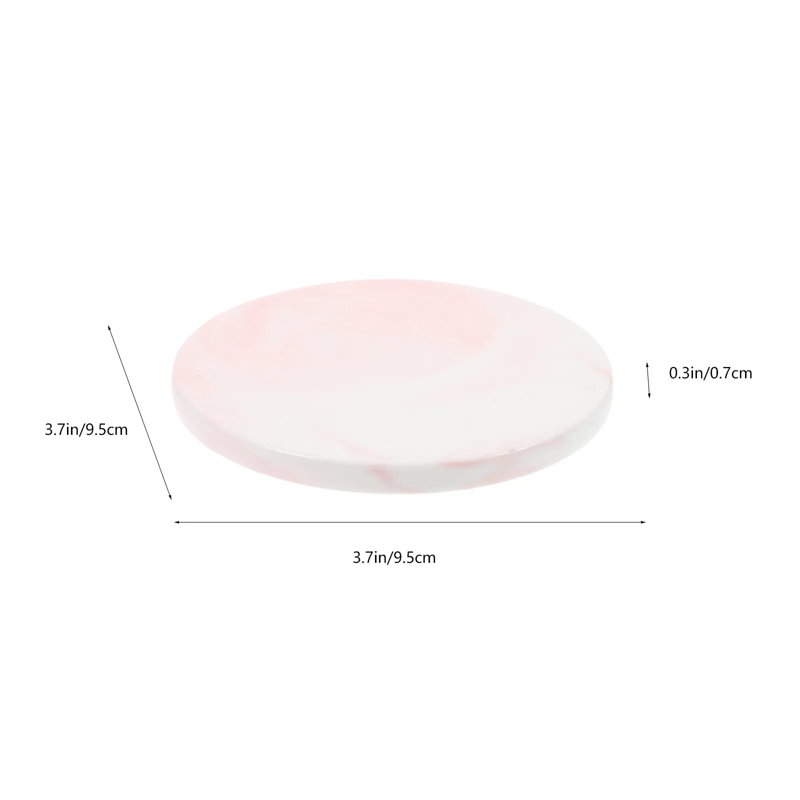 2Pcs Reusable Ceramic Wax Seal Pad Versatile Backing Plate for Stamp Demoulding Non Stick Surface Marble Pattern Drink