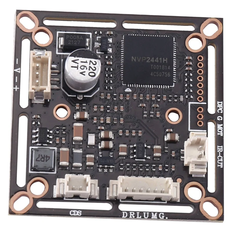 HOT-Starlight Low Illumination 0.0001Lux NVP2441+IMX323 HD 4-In-1 AHD TVI CVI CVBS 2Mp CCTV Camera Module PCB Board(PAL)