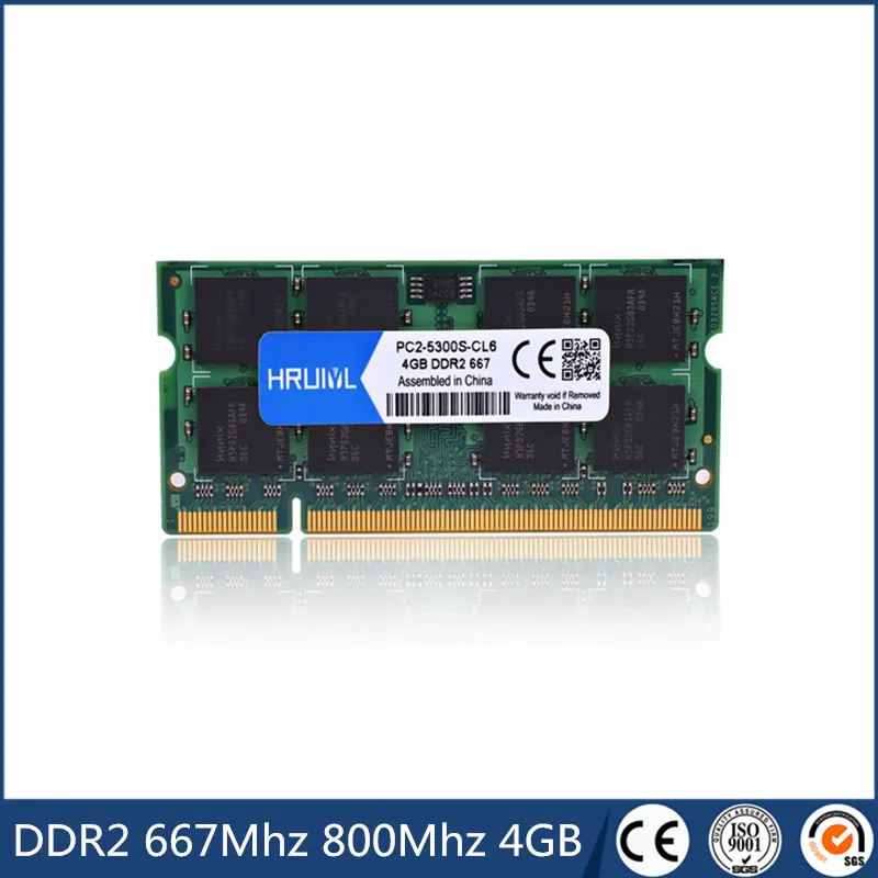 

Promotion DDR2 667Mhz 800Mhz 4GB Ram Ddr2 4G 667 800 PC2-5300s Pc2-6400s PC2-5300 PC2-6400 Sodimm For Laptop Memory