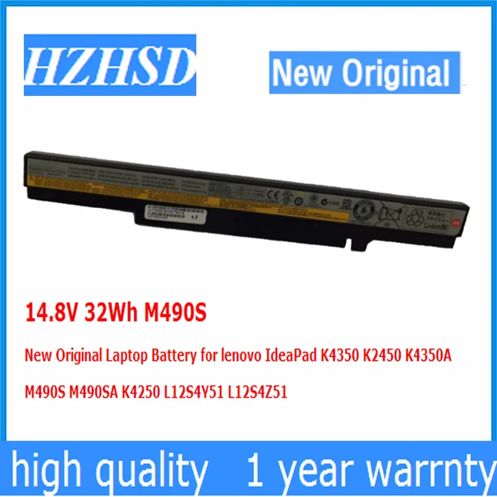 

14.8V 32Wh M490S New Original Laptop Battery for lenovo IdeaPad K4350 K2450 K4350A M490S M490SA K4250 L12S4Y51 L12S4Z51