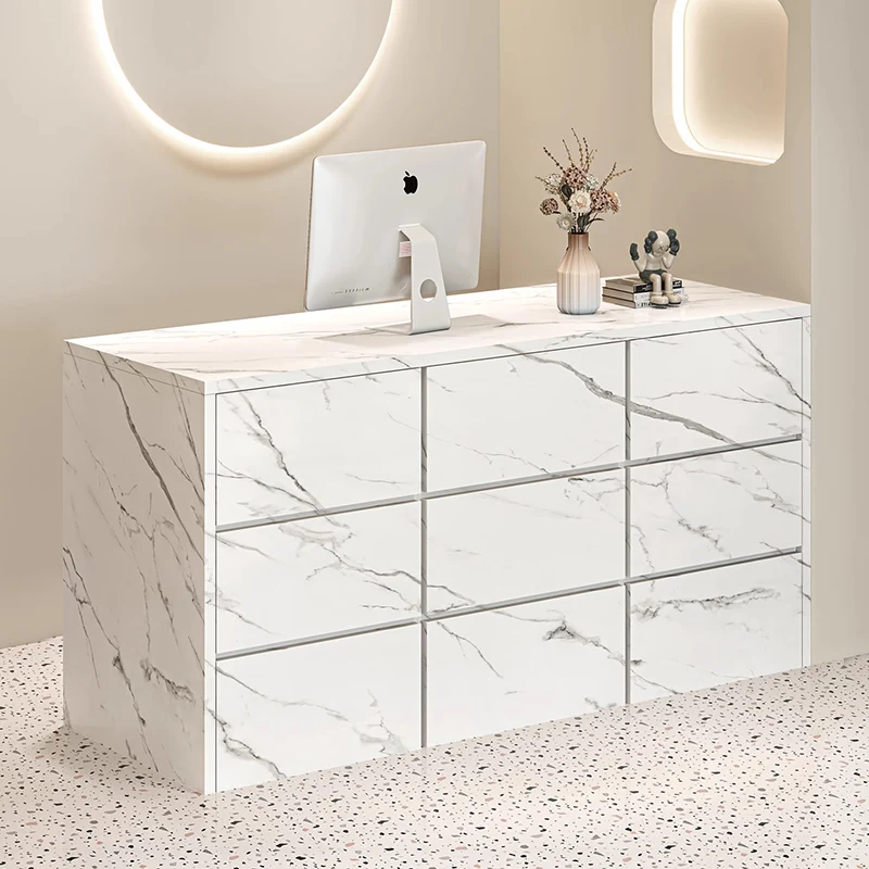 

Роскошная стойка ресепшн, декоративная стойка для офиса, стойка ресепшн для салона красоты, касса для парикмахерской, современная коммерческая мебель