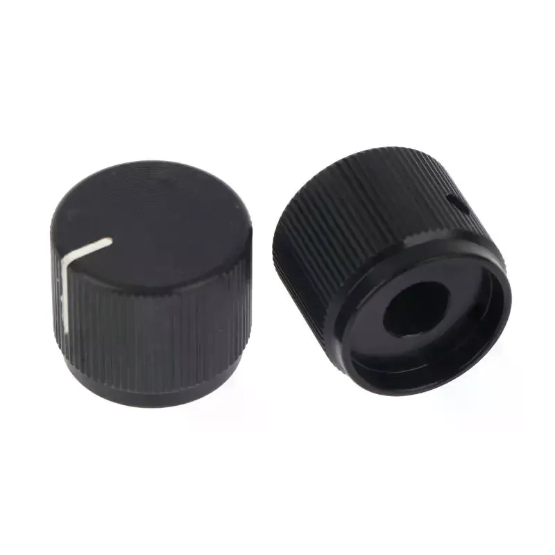 1/2Pcs Accurate Sound Adjustment Aluminum Flat Top Half-shaft Knob for Electric Bass