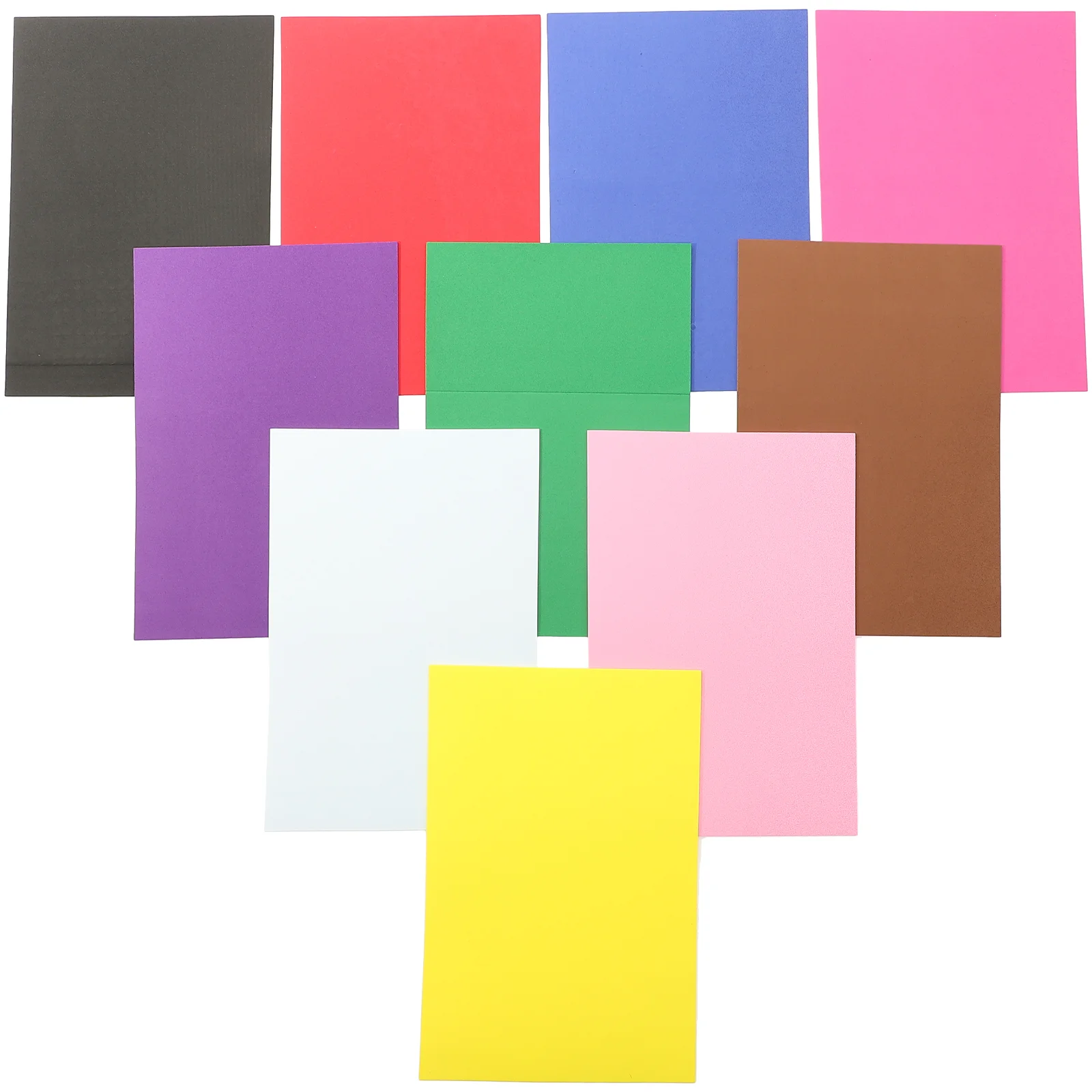 10PCS A4 Size Mixed Color Thick Sponge Paper Handicraft DIY Use Source Material Sheets DIY Sheets Craft Sheets