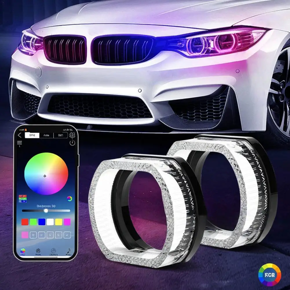 

Bright And Eye-catching Car Decorative Lights Angel Eye Safety Protection Dynamic Car Headlight Decoration Wide Adaptabilit