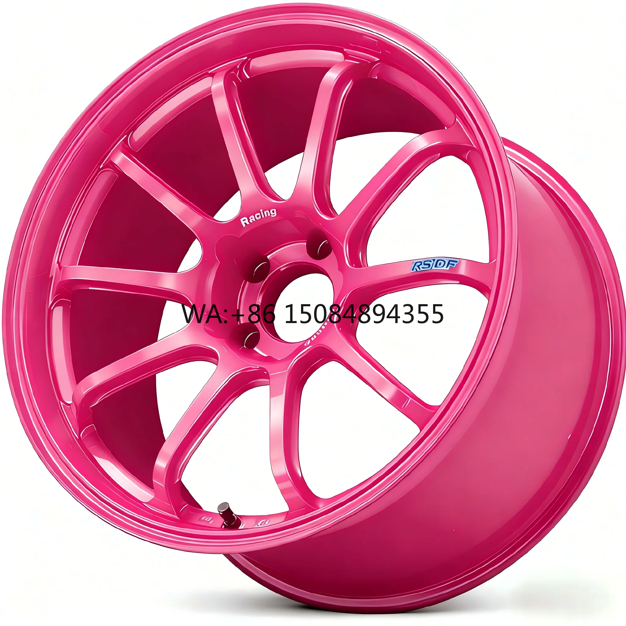 

Hyper Black Forged Wheels Racing Lightweight 17-22 Inch 5x114.3 5x100 JDM Style Rims Fit For Sport Compact Cars