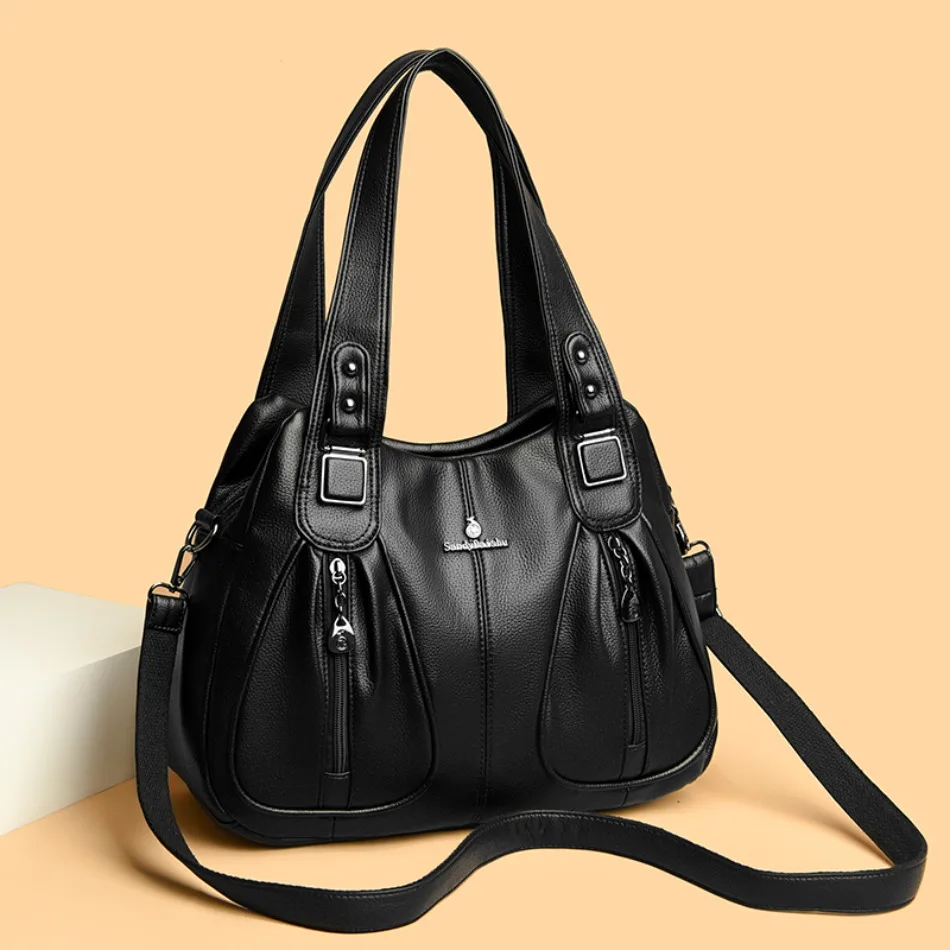 High-quality Leather Croosbody Bags for Women 2024 Luxury Handbags Women Bags Designer Casual Shoulder Tote Handbags Sac A Main