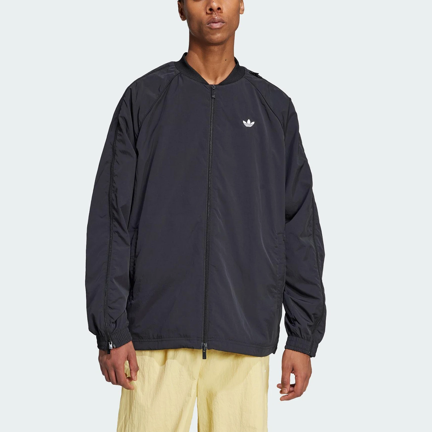 

Adidas genuine Superstar Men's Woven Stand-Collar Sports Jacket JX1618