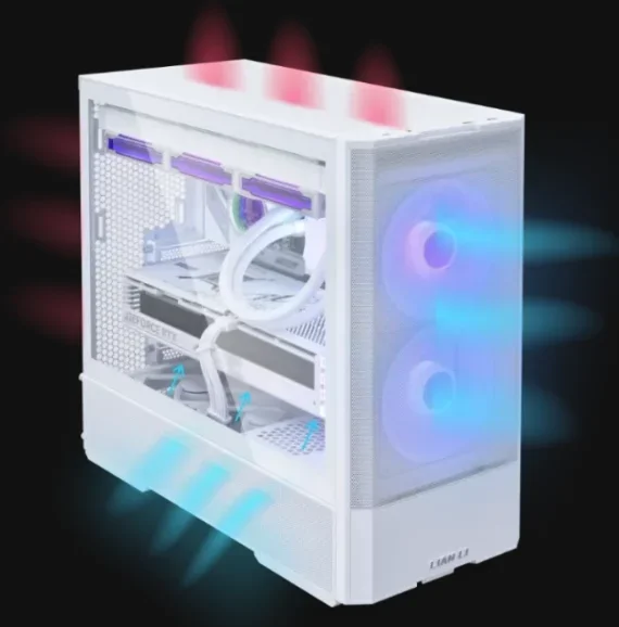 New LANCOOL 207 M-ATX Case with case fans Support ATX /Micro-ATX/Mini-ITX motherboard Full Tower  Gaming PC Case