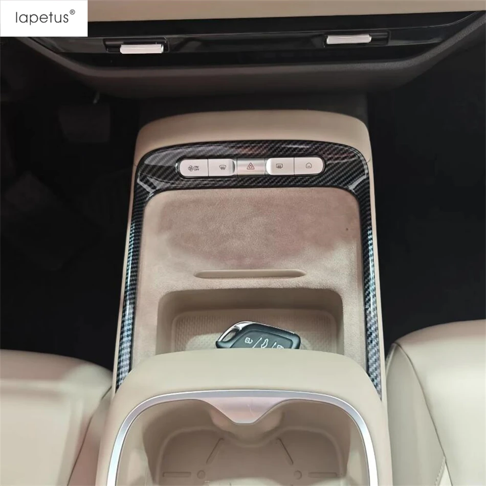 

For MG S5 / ES5 2025 2026 Handle Bowl / Window Lift / Head Light / Water Cup Panel Cover Trim Carbon Fiber Accessories Interior
