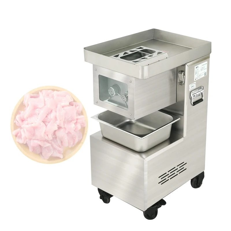 Vertical‑Style Automatic Meat Processing Machine For Pork Beef Fish Chicken Breast Restaurant Canteen Use Meat Slicer