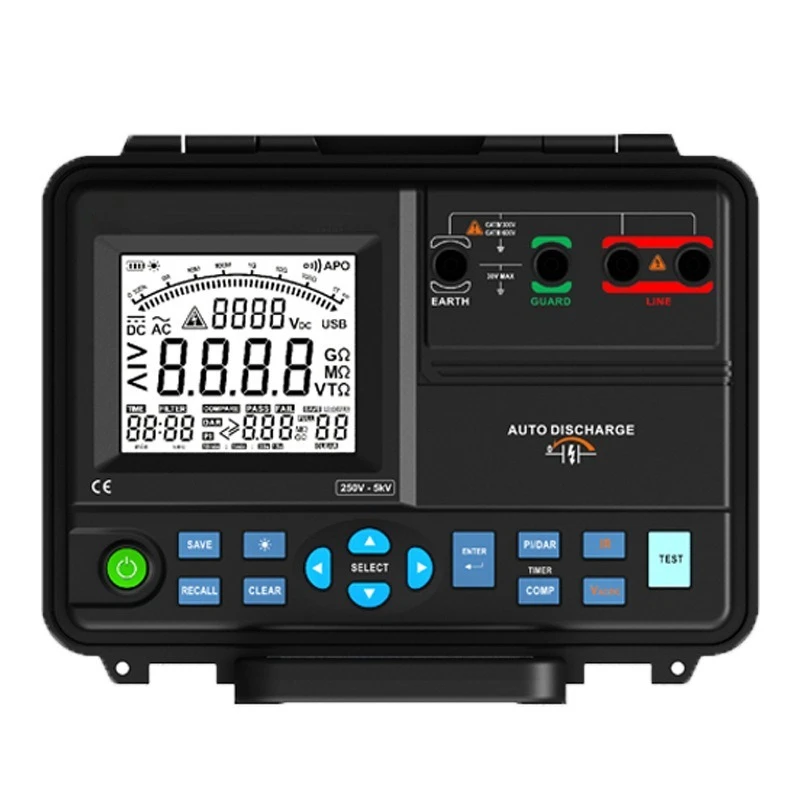 MS5215 insulation resistance tester 5000V digital high voltage megohm meter electrical shaker meter