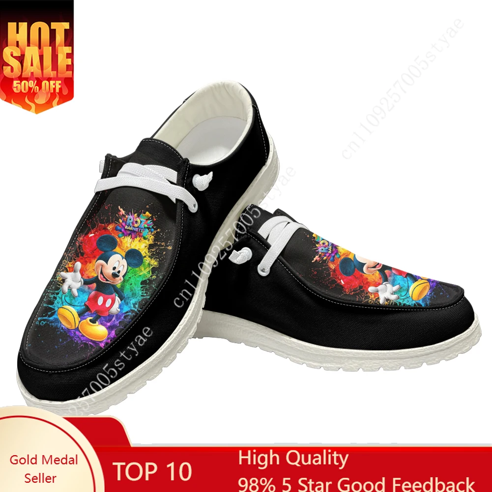 

Disney Mickey Mouse Casual Shoes Mens Womans Flat Shoe Breathable Outdoor Lightweight High quality Flat Casual Shoes