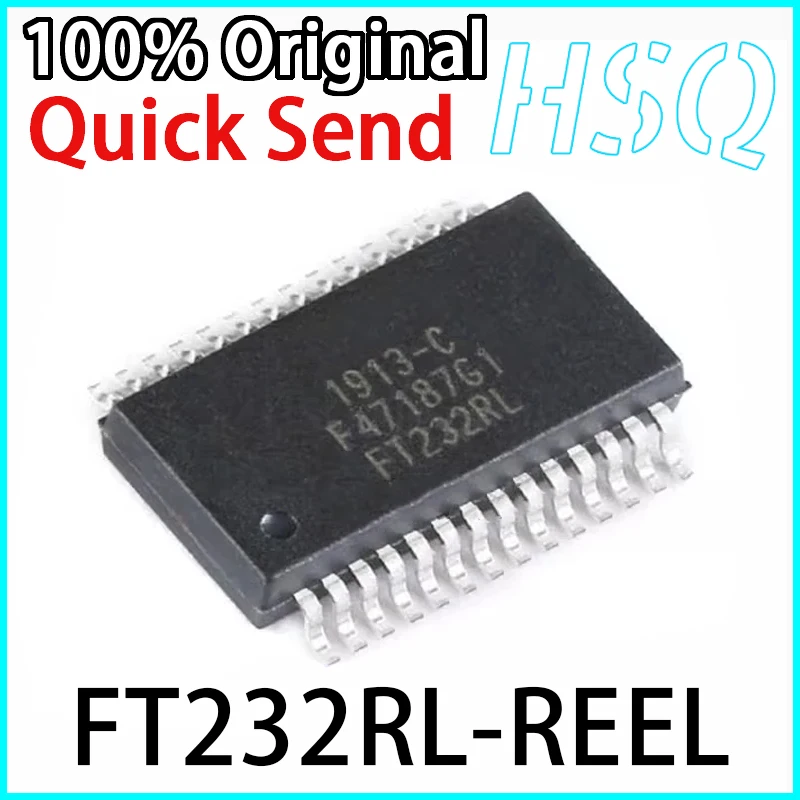 1PCS Original FT232RL FT232RL-REEL SSOP-28 Bridge USB To UART Chip