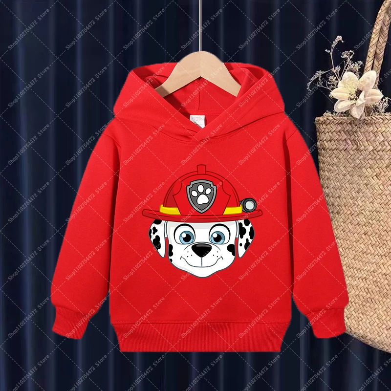 باو باترولز الاطفال طويلة الأكمام هوديس الأطفال أنيمي لطيف هودي سكاي تشيس الكرتون مقنعين القمم لصبي فتاة الخريف رقيقة الملابس