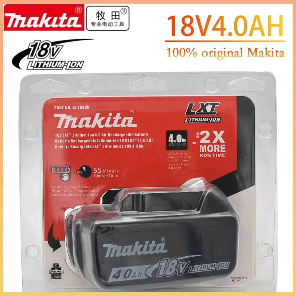 

Makita Original 18V Makita 4000mAh Lithium ion Rechargeable Battery 18v drill Replacement Batteries BL1850 BL1860 BL1830 BL1860B