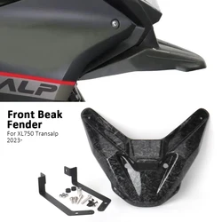 For HONDA XL750 TRANSALP 2023 2024 Motorcycle Front Beak Fender Extender Nose Fairing Cowl Extension Wheel Cover XL 750 Transalp