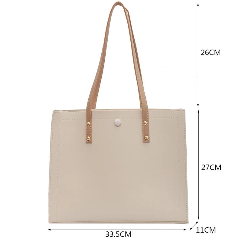 Large Capacity Tote Bags for Women Pu Leather Purses and Handbag Fashion Ladies Shoulder Bag Luxury Handbags Women Bags Designer