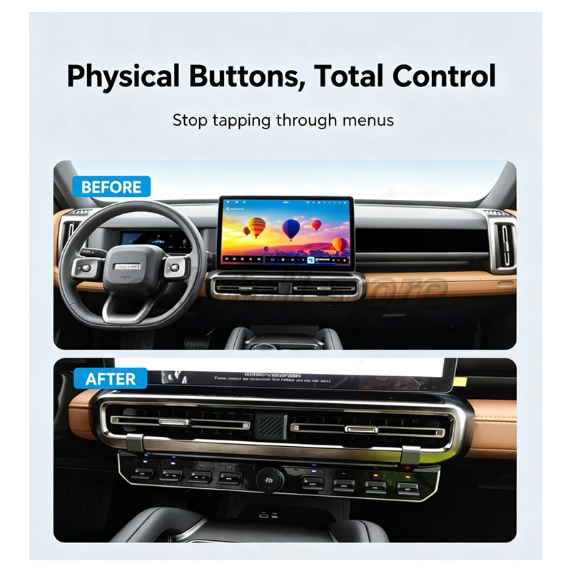 For Chery Icar 03 Jaecoo J6 Center Console Physical Button Retrofit Kit Physical Button 2026 Hot Selling Accessories