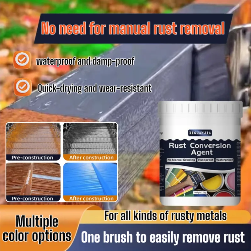 Metal Paint Waterborne Paint Rust Converter Special Rust Free Sanding Renovation Coating