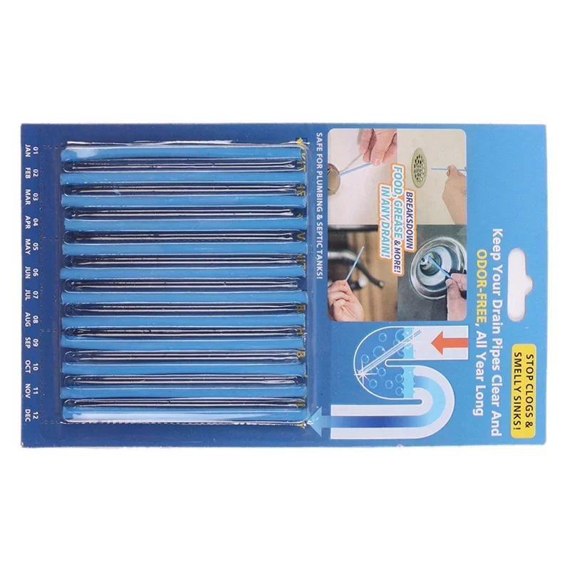 Bâtons solides de décontamination Sani, nettoyeur de vidange pour cuisine, toilettes, baignoire, tuyau d\'égout, élimine les odeurs, Everg Books,