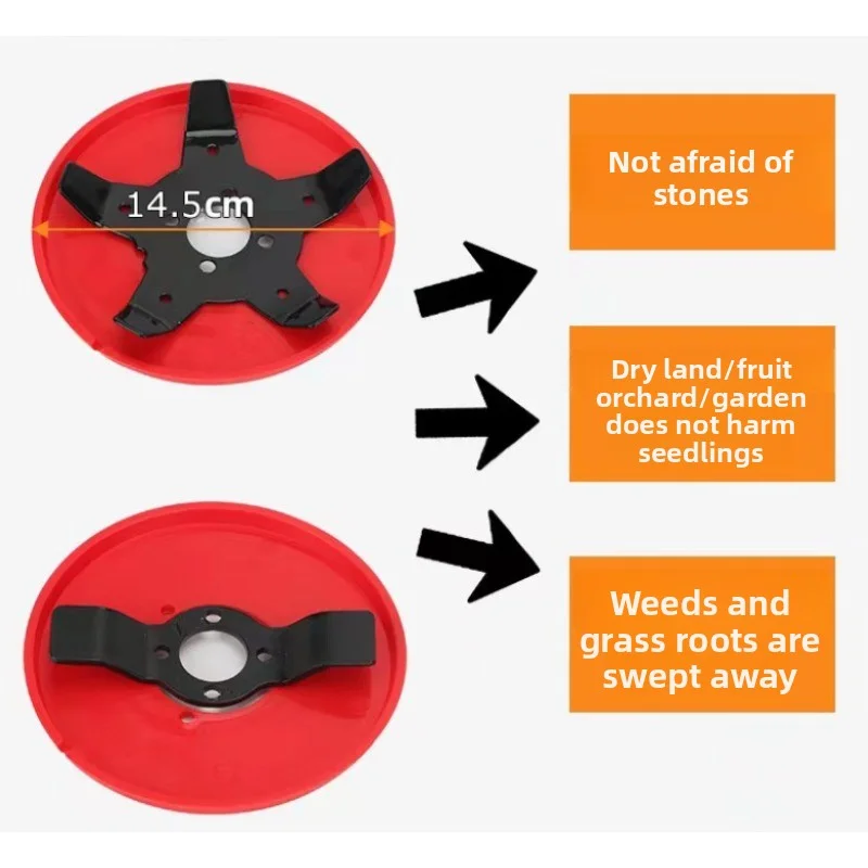 Hot Sale Interchangeable Lawn Mower Head Brush Cutter Head Accessories For Dual-purpose Brush Cutter Head Land and Paddy Field
