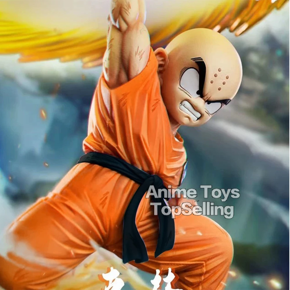 17cm/6.7in anime dragon ball z figura kienzan krillin figura de ação pvc coleção modelo brinquedos para crianças presentes