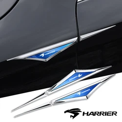 2pcs alloy car stickers car accsesories accessory for Toyota harrier