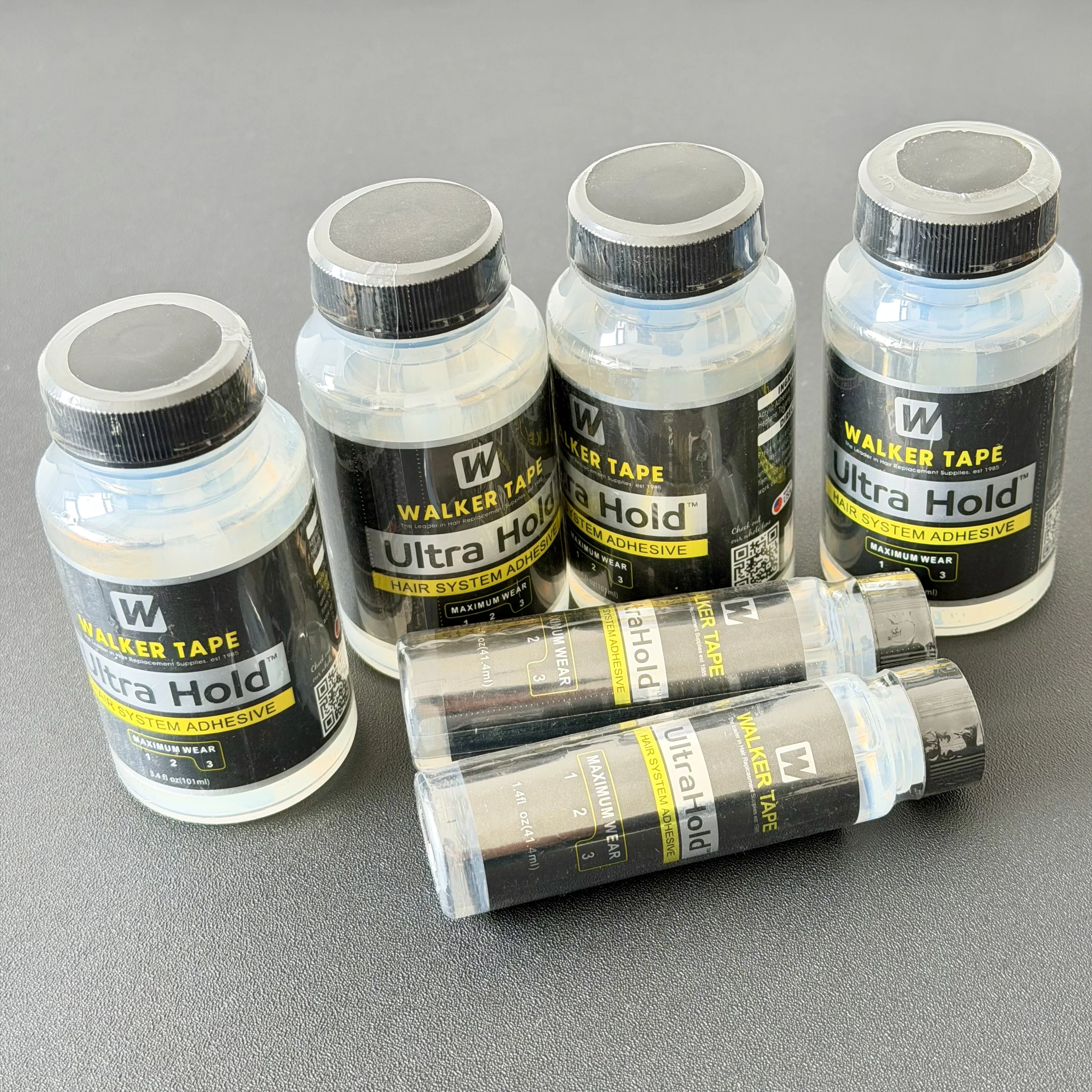Ultra Hold Lace Wig Glue 3.4oz/101ml / 0.5oz/15ml Walker Tape Haarsystem-Klebstoff Starker wasserfester Kleber für Toupets und Haarteile – Detail 3