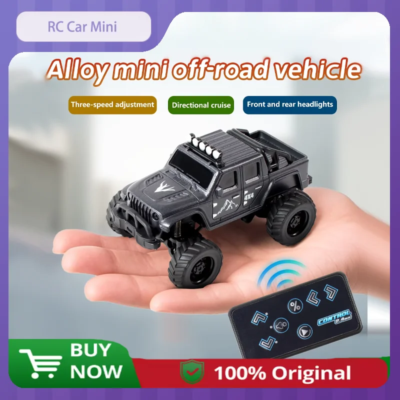 

Mini RC Cars 1/64 SENNIXIONG Alloy Desktop Off road Vehicle Simulation Directional Cruise RC Car Children's Christmas Toy Gift