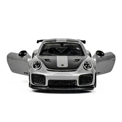 Paudi 1:64 Scale Porsche 911 GT2 RS 2018 Diecast Model Car Adult 1:64 Alloy Metal Simulation Miniature Vehicle Toy Collection