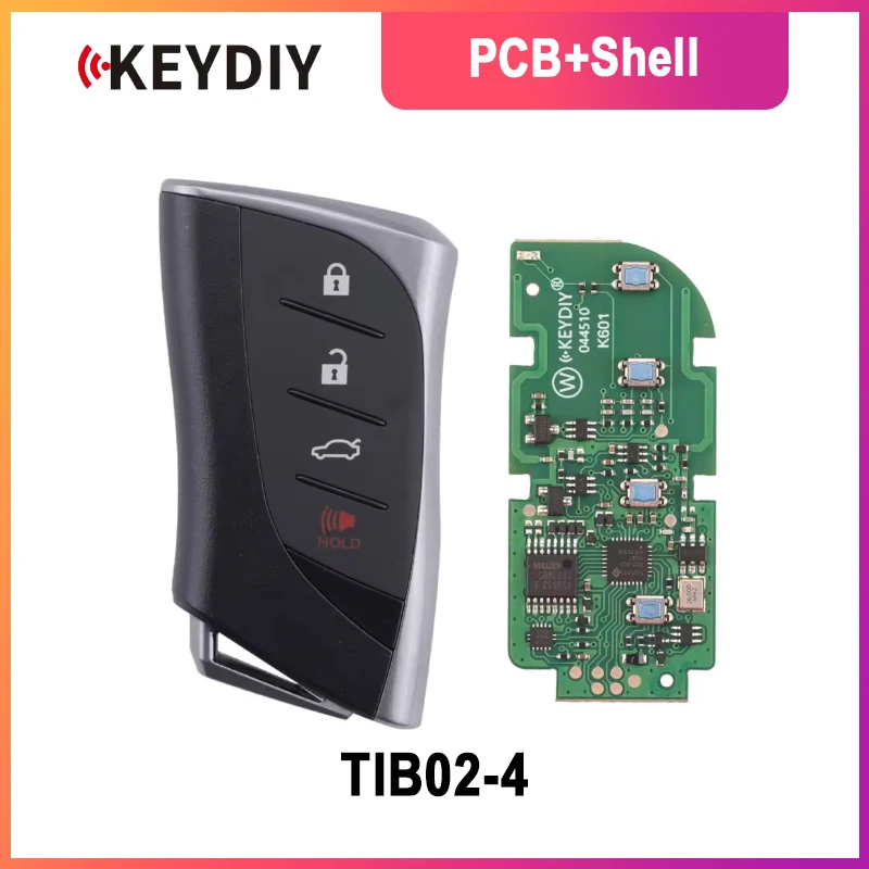 

KEYDIY KD TIB02-4 Universal Smart Remote Key 3+1 Buttons With 8A 4D Chip for Lexus Type