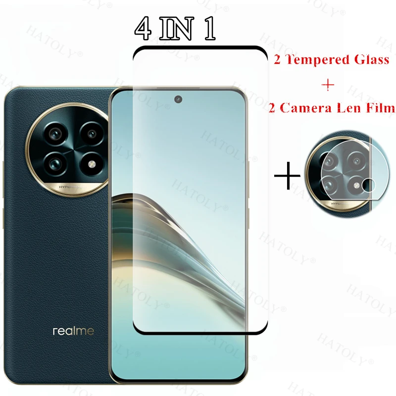 Full Cover Tempered Glass For Realme 13 Pro Plus Screen Protector Lens Film Realme13 Pro Plus Glass For Realme 13 Pro Plus Glass