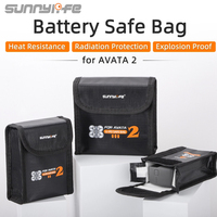 Sunnylife LiPo Battery Safe Bag Fireproof for DJI Avata 2 Protective Case Transport Lithium Battery Safe Explosion-proof Bag
