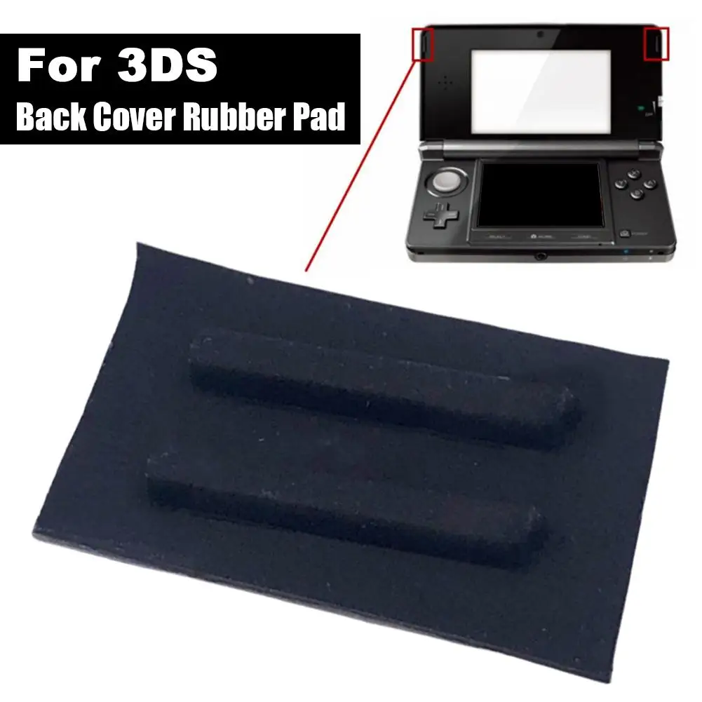 Applicable To 3DS Game Console Shell Rubber Pad Dustproof Back Cover Rubber Pad For 3DS Game Accessories