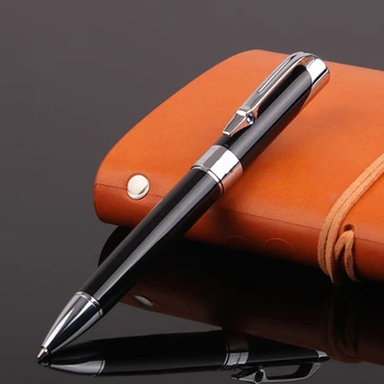 1 Stück hochwertiger Kugelschreiber, rotierender Metall-Kugelschreiber, Schreibwaren-Kugelschreiber, 1,0 mm, schwarze Tinte, Büro- und Schulbedarf