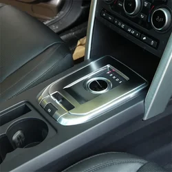 For Land Rover Discovery Sport 2015-2019 ABS Silver/Black Car Gear Shift Knob Panel Frame Cover Trim Sticker Car Accessories