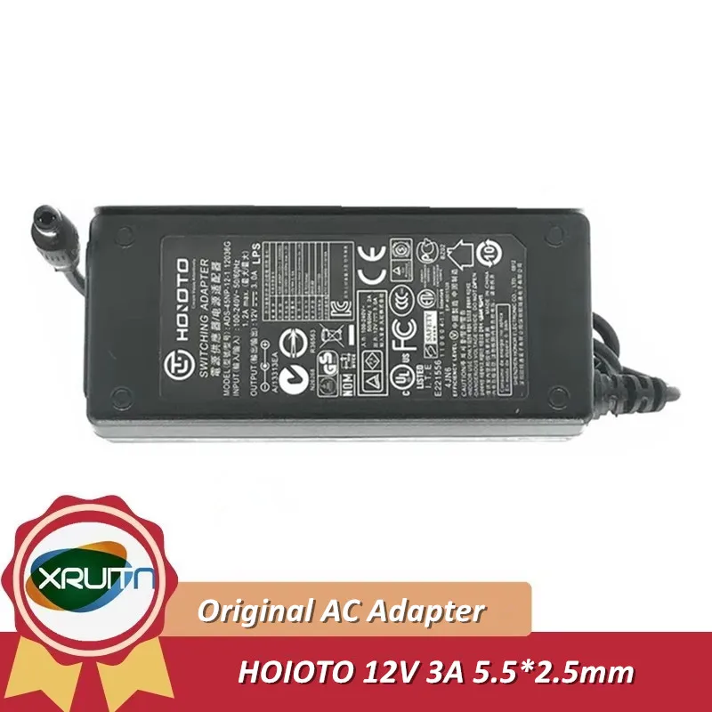 

Оригинальный импульсный адаптер переменного и постоянного тока HOIOTO ADS-45NP-12-1 12036G ADS-40NP-12-1 12036E для источника питания монитора Philips AOC 12 В 3 А 36 Вт