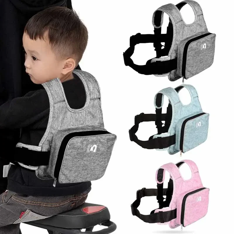 Adjustable Motorcycle Children Security Strap Universal bicycle Kids tandem Safety Seat Belt Harness Toddler 2-12 Years Child