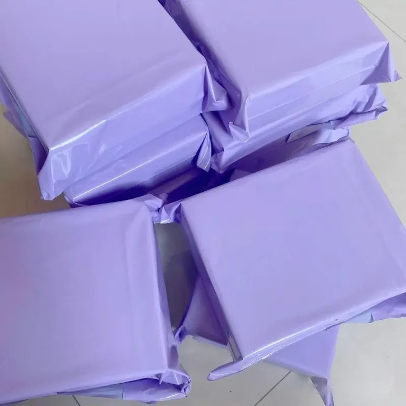

10pcs Purple Express Bag Thickened Packaging Bag Clothing Packaging Waterproof Parcel Bag for Logistics