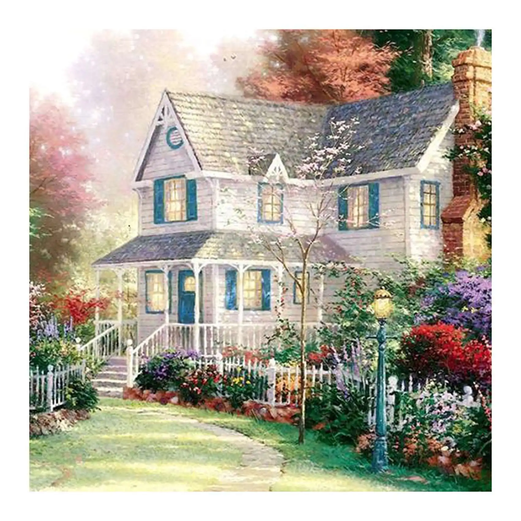 Puzzles 1000 Pieces Wooden Assembling Picture Landscape Puzzles Toys for Adults Children Kids Games Educational Toys